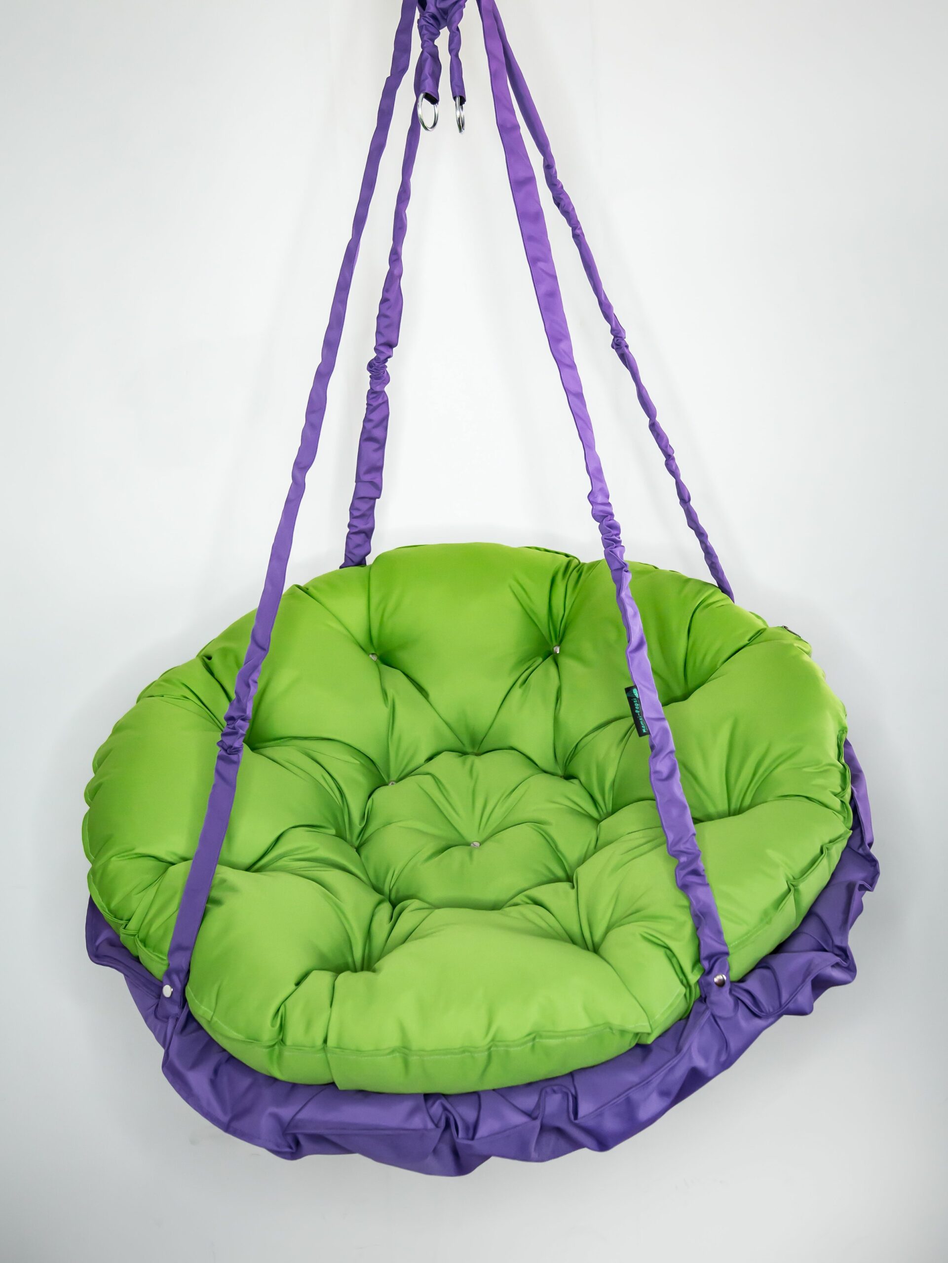 КРЕСЛО-ГАМАК круглое color Light green-Violet