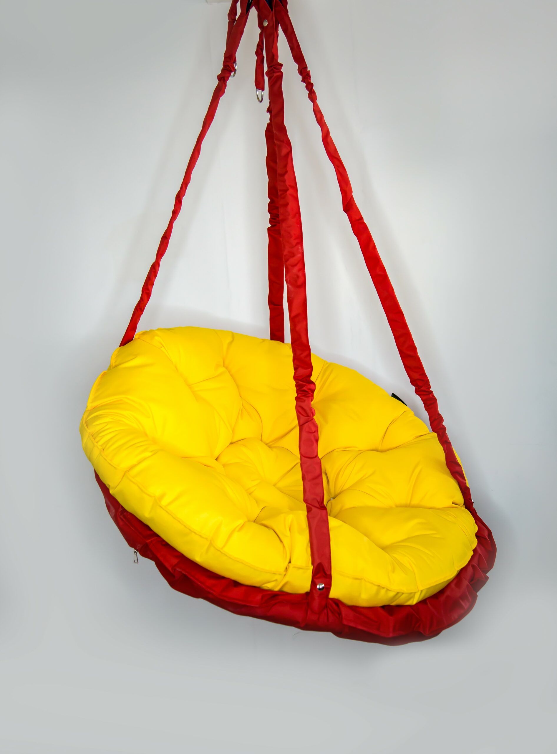КРЕСЛО-ГАМАК круглое color Yellow-Red