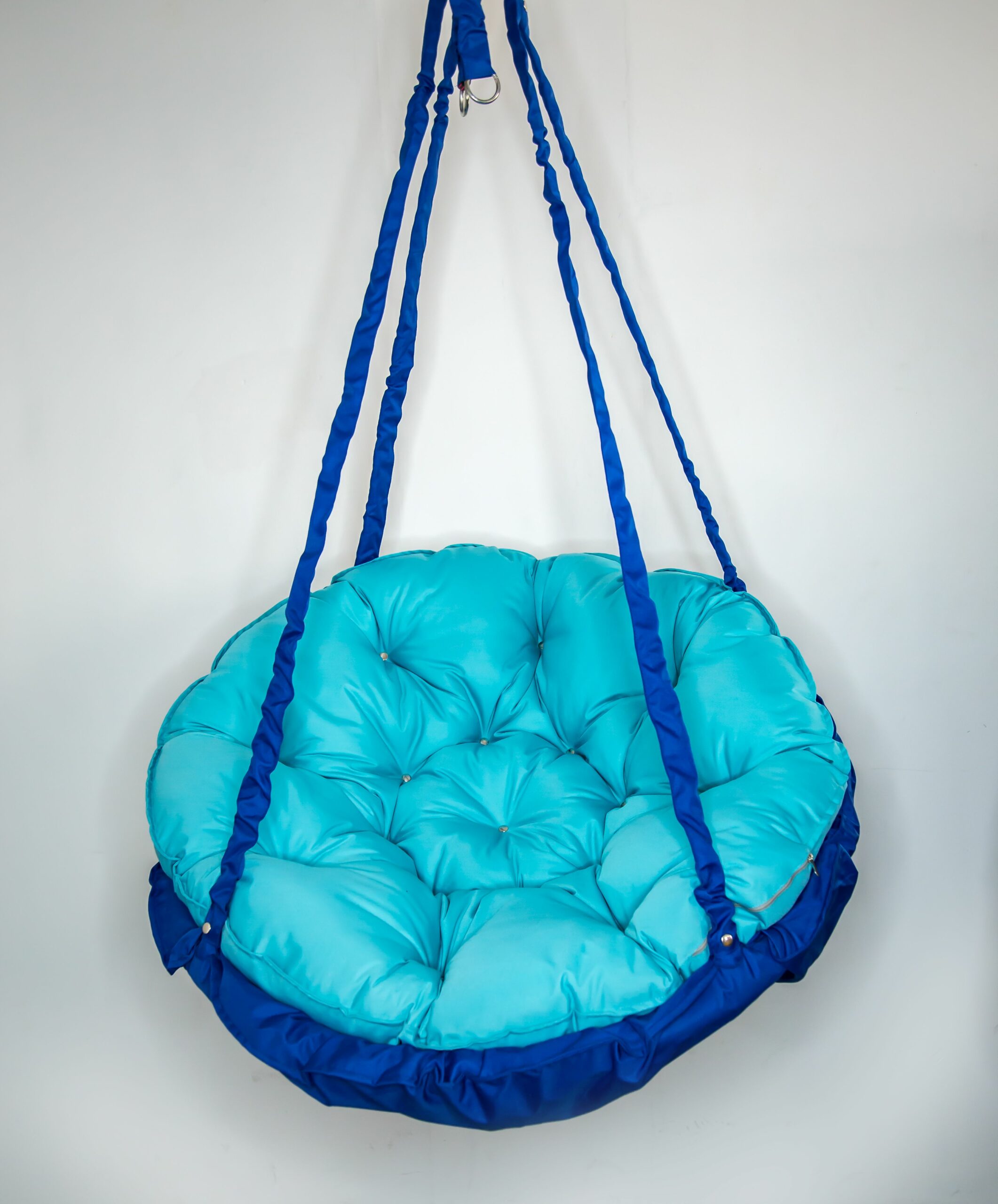 КРЕСЛО-ГАМАК круглое color Turquoise-Blue