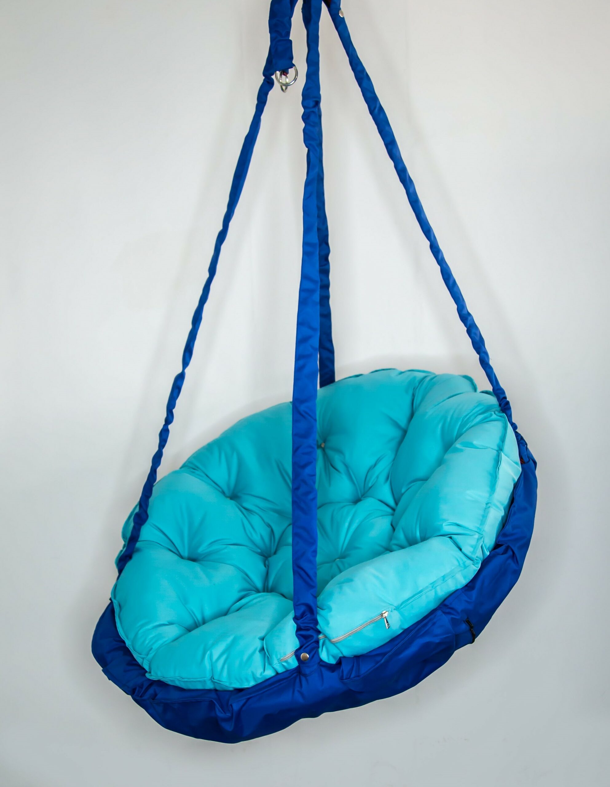 КРЕСЛО-ГАМАК круглое color Turquoise-Blue