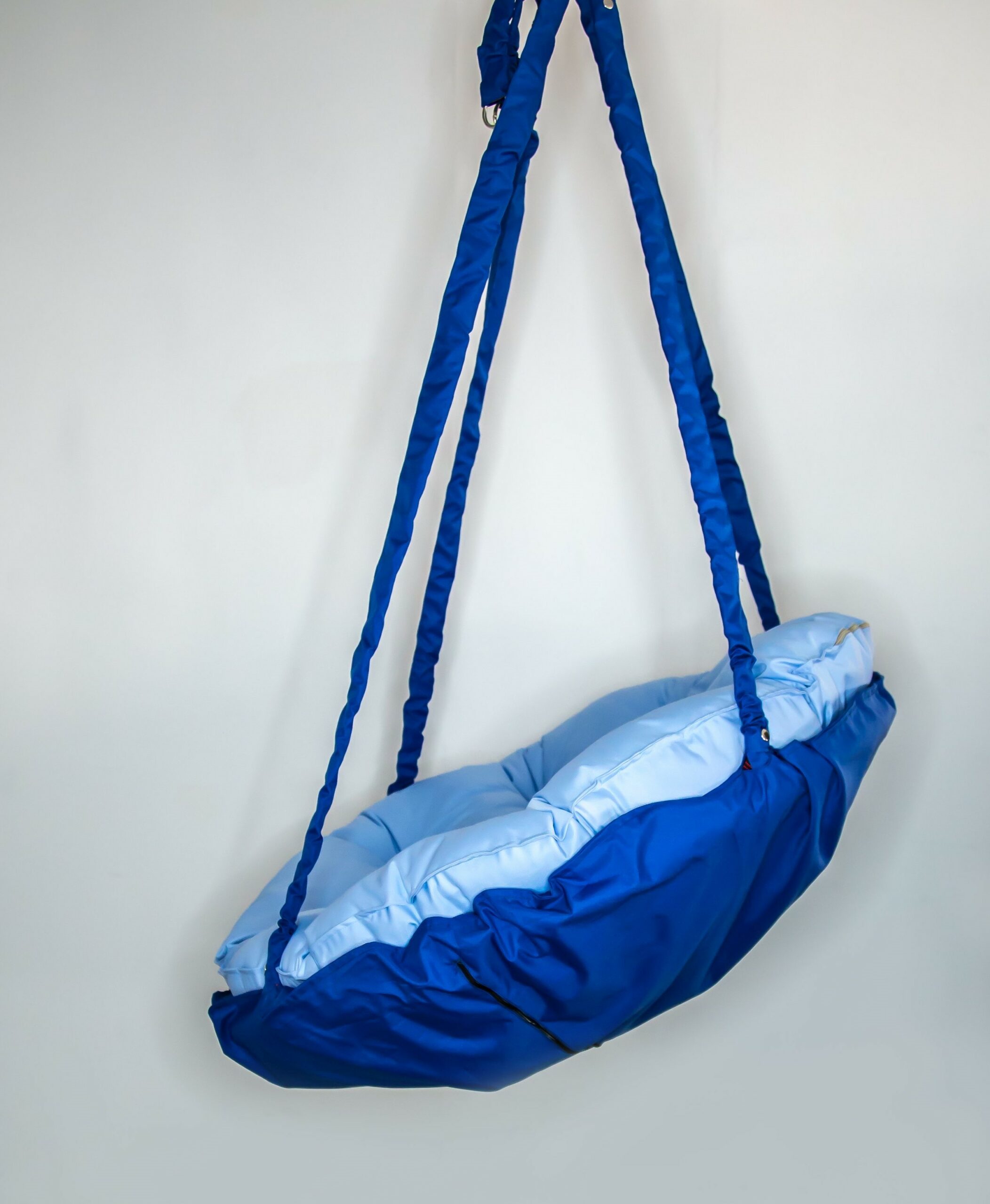 КРЕСЛО-ГАМАК круглое color Blue-Dark blue