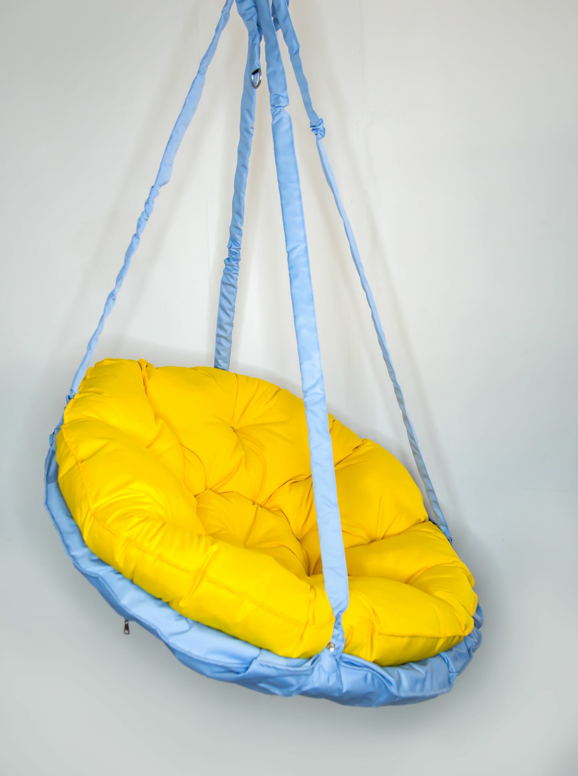 КРЕСЛО-ГАМАК круглое color Yellow-Blue