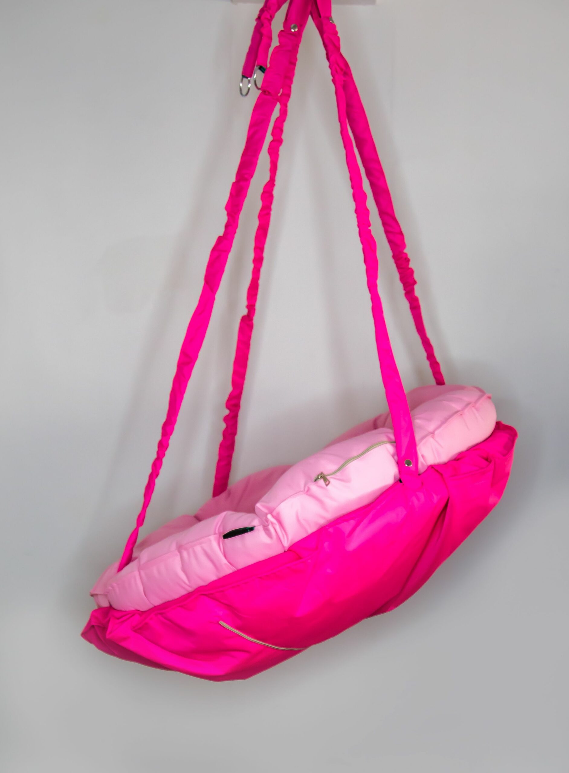КРЕСЛО-ГАМАК круглое color Light pink-Pink