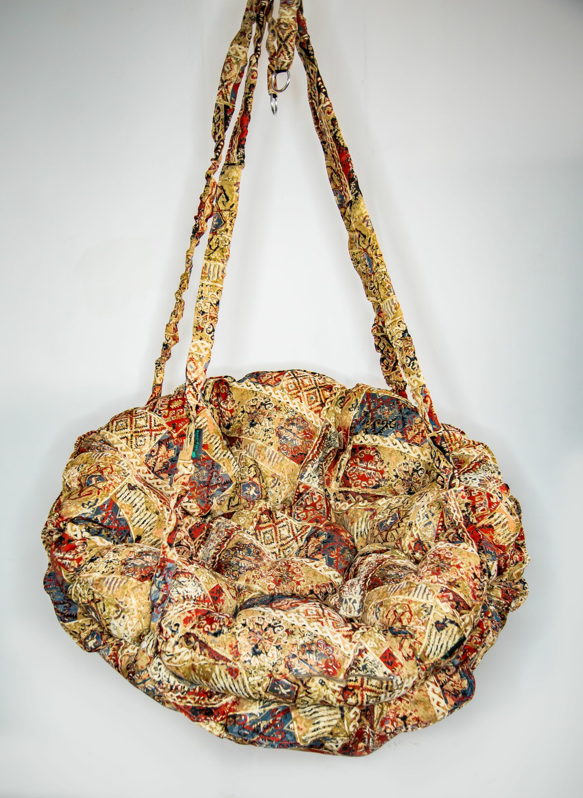 КРЕСЛО-ГАМАК круглое color Dark beige patterned