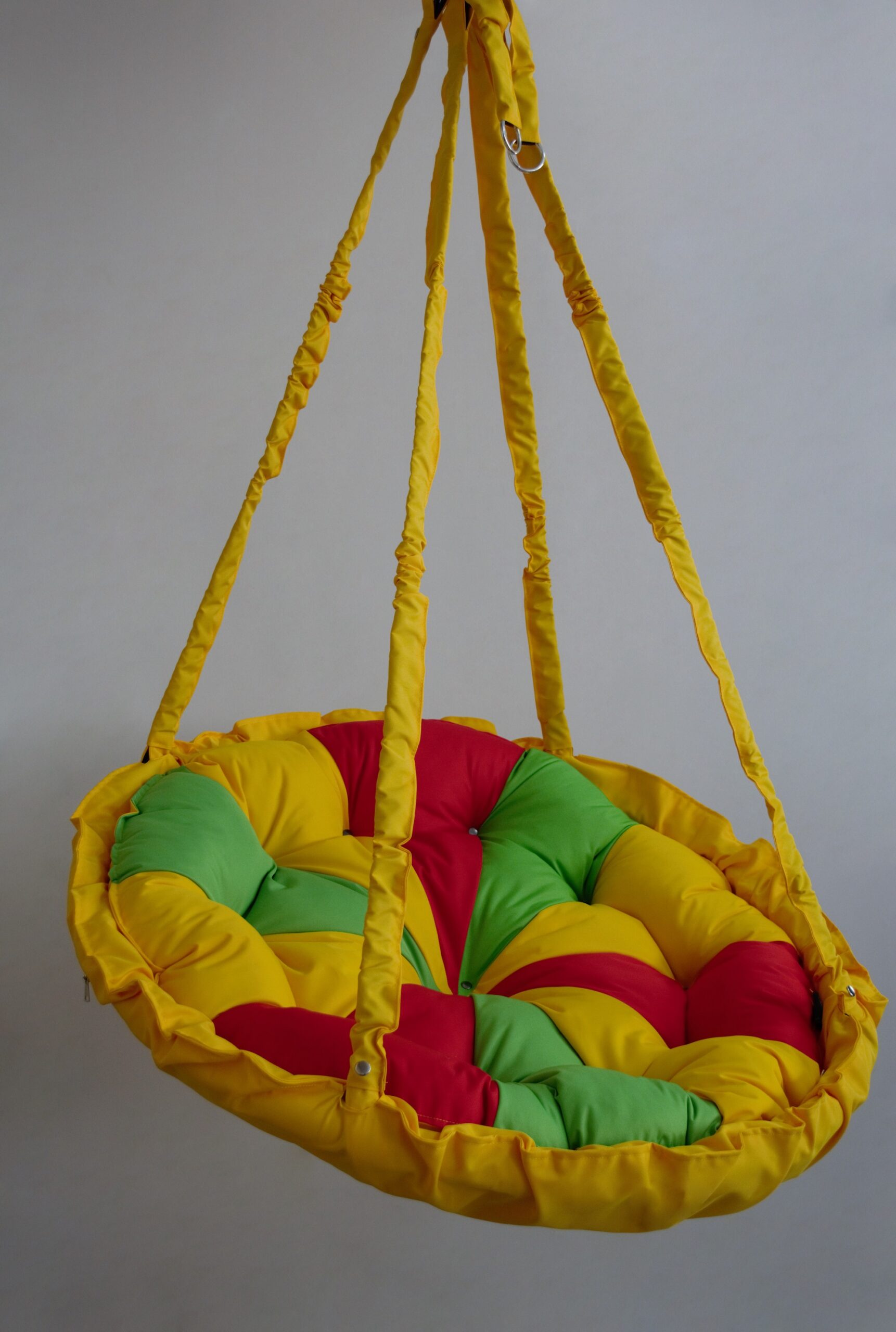 КРЕСЛО-ГАМАК круглое color Combined - Yellow, Red, Light green