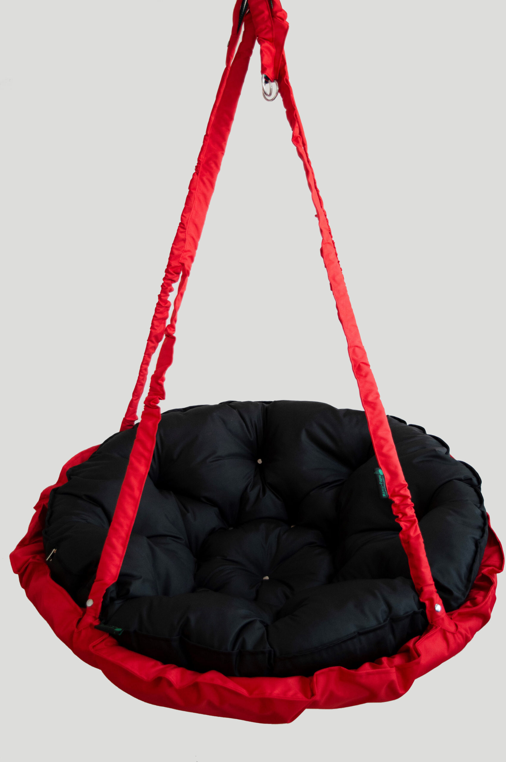 КРЕСЛО-ГАМАК круглое color Black - Red