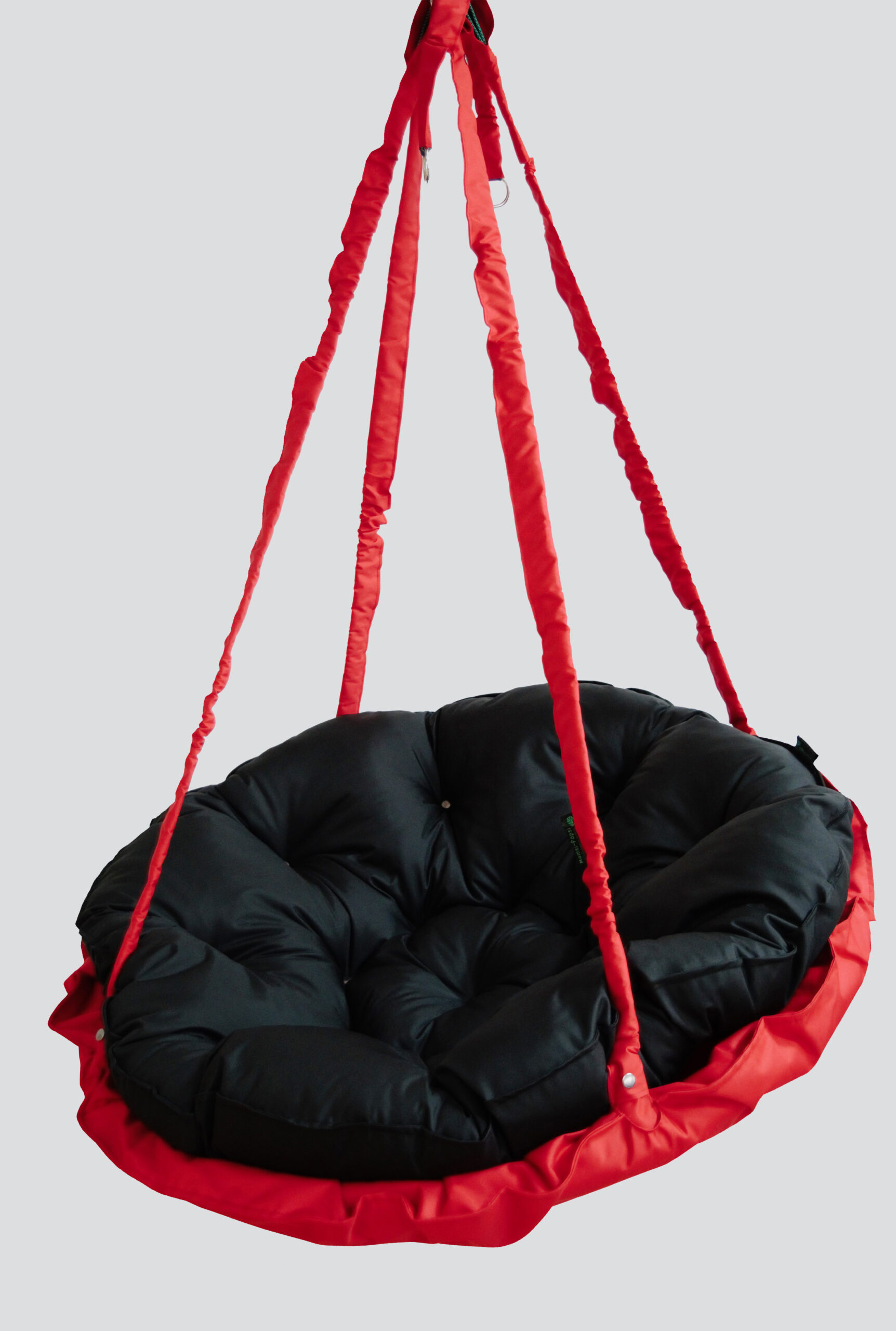 КРЕСЛО-ГАМАК круглое color Black - Red