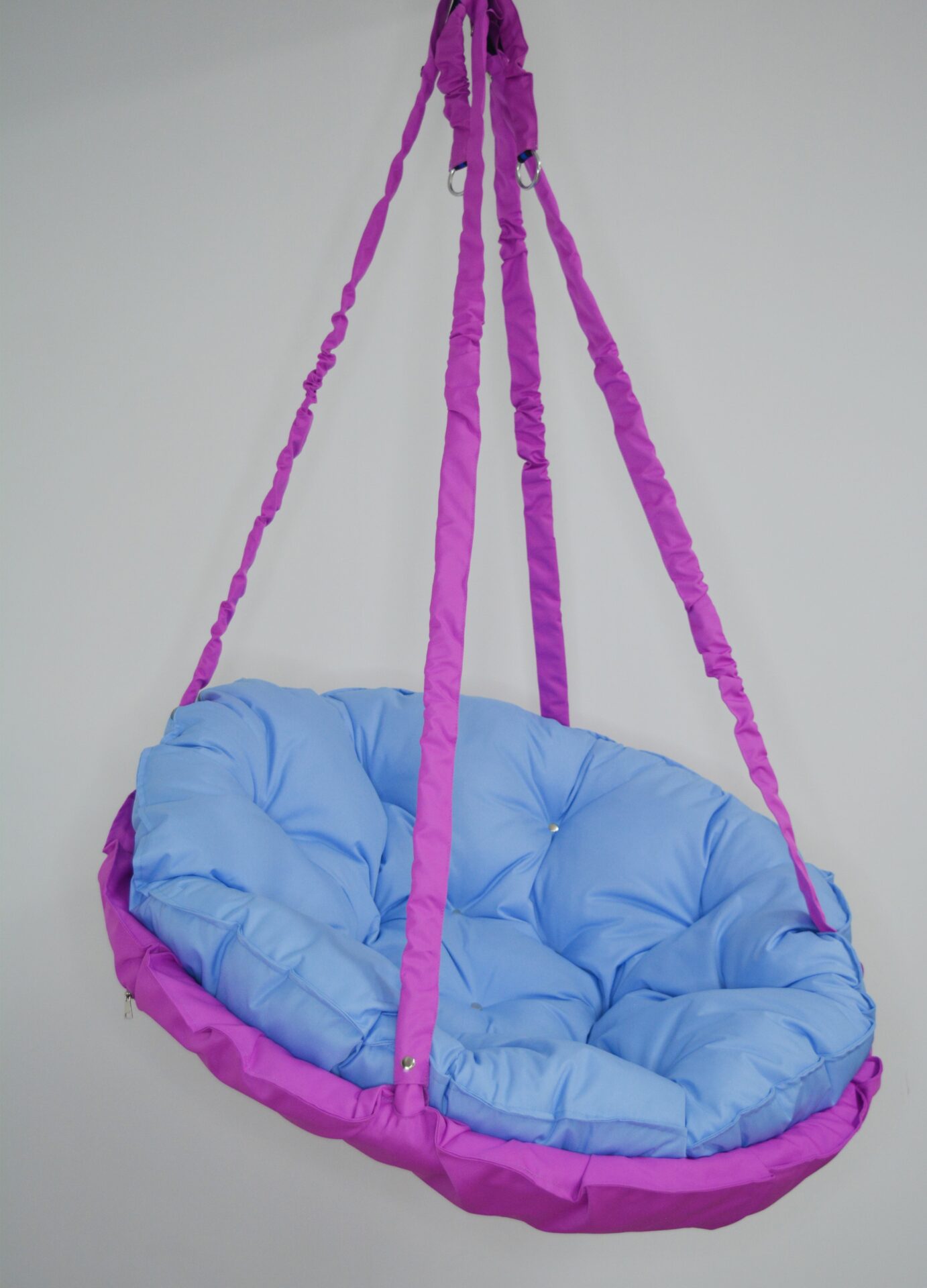 КРЕСЛО-ГАМАК круглое color Fuchsia - Blue