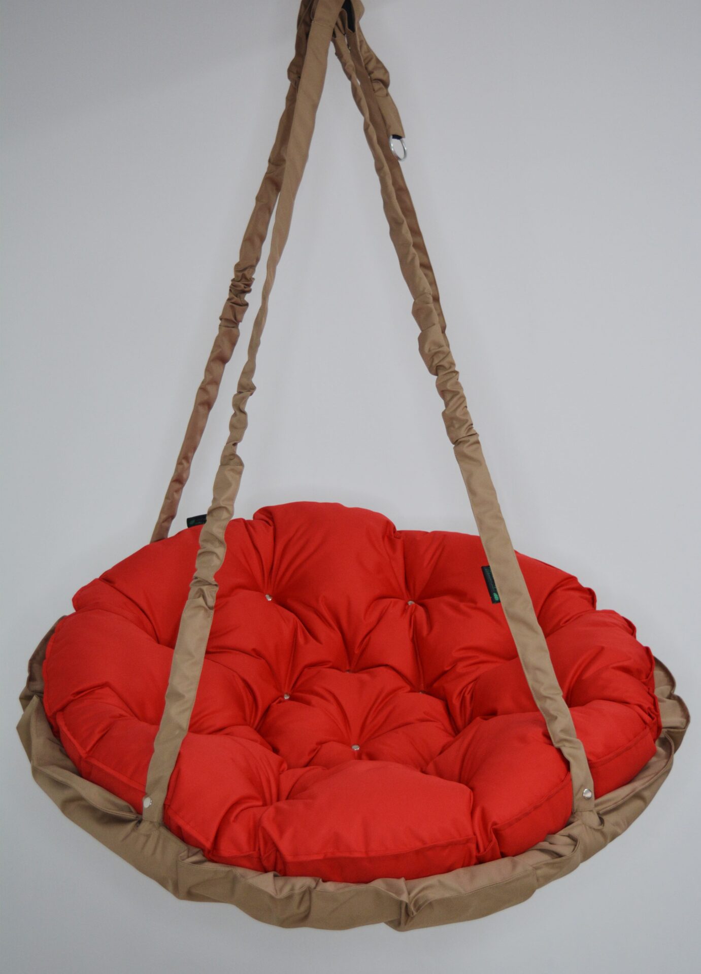 КРЕСЛО-ГАМАК круглое color Beige - Red