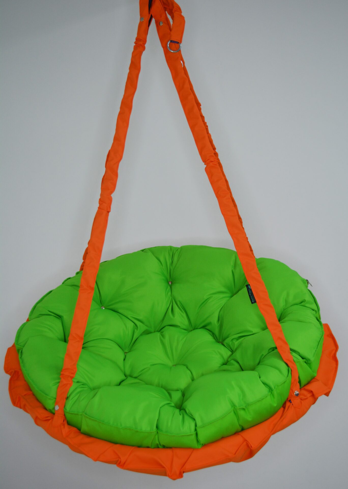 КРЕСЛО-ГАМАК круглое color Orange - Light green