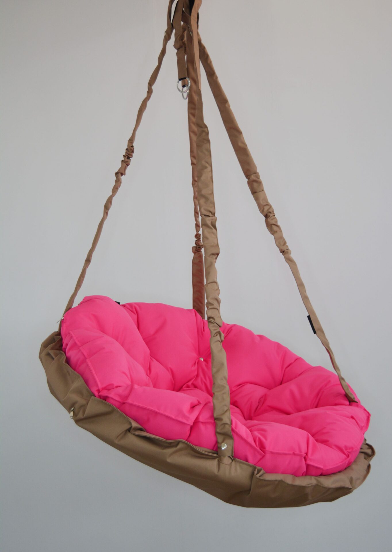 КРЕСЛО-ГАМАК круглое color Beige - Pink