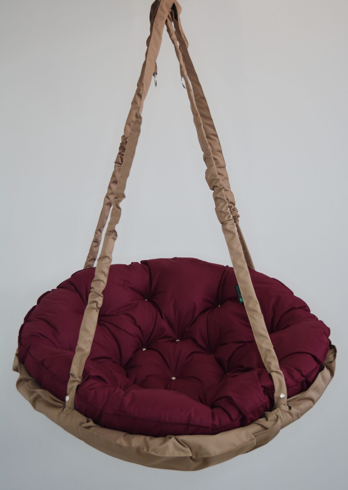 КРЕСЛО-ГАМАК круглое color Beige - Burgundy