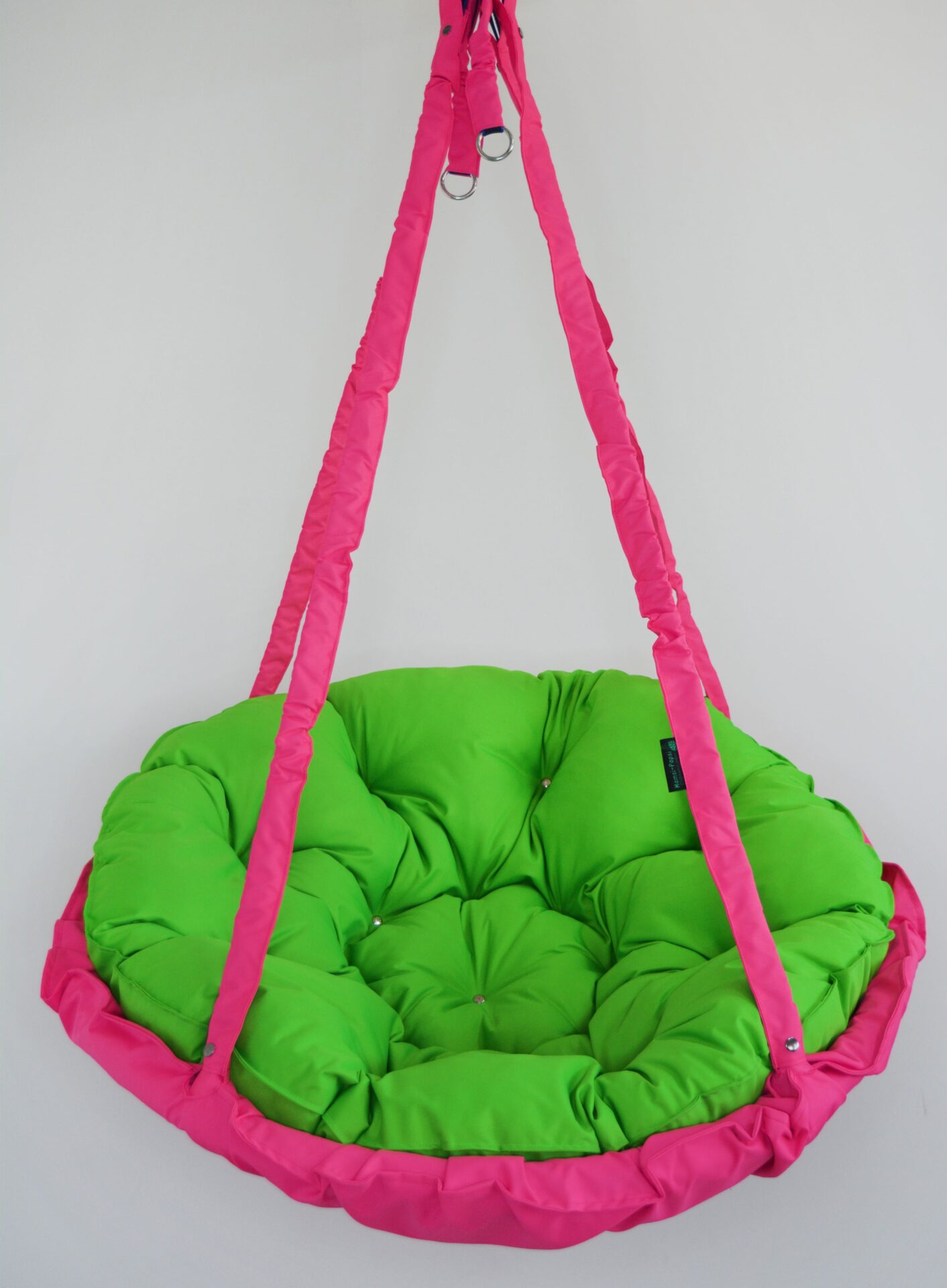 КРЕСЛО-ГАМАК круглое color Pink - Light green