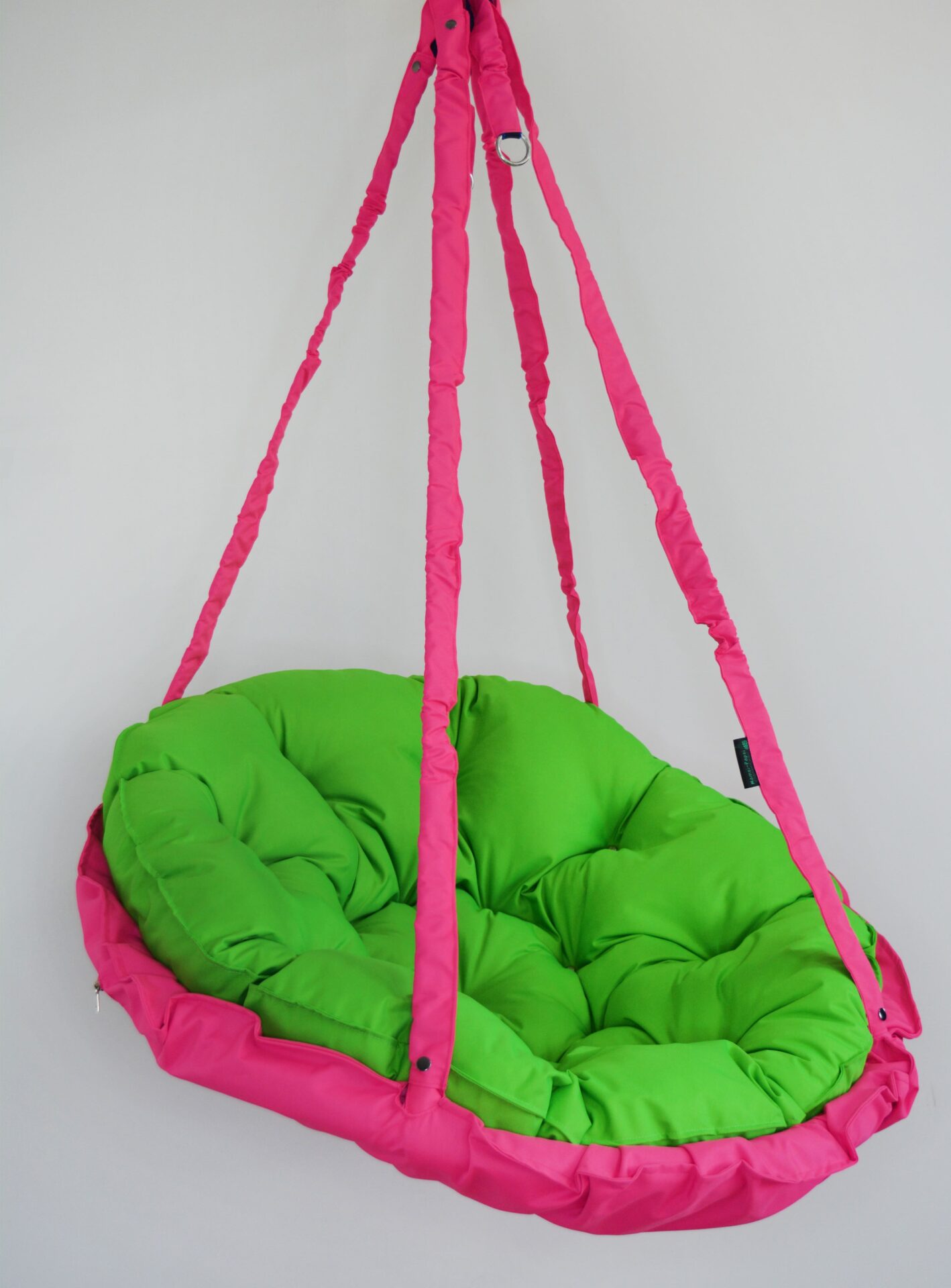 КРЕСЛО-ГАМАК круглое color Pink - Light green