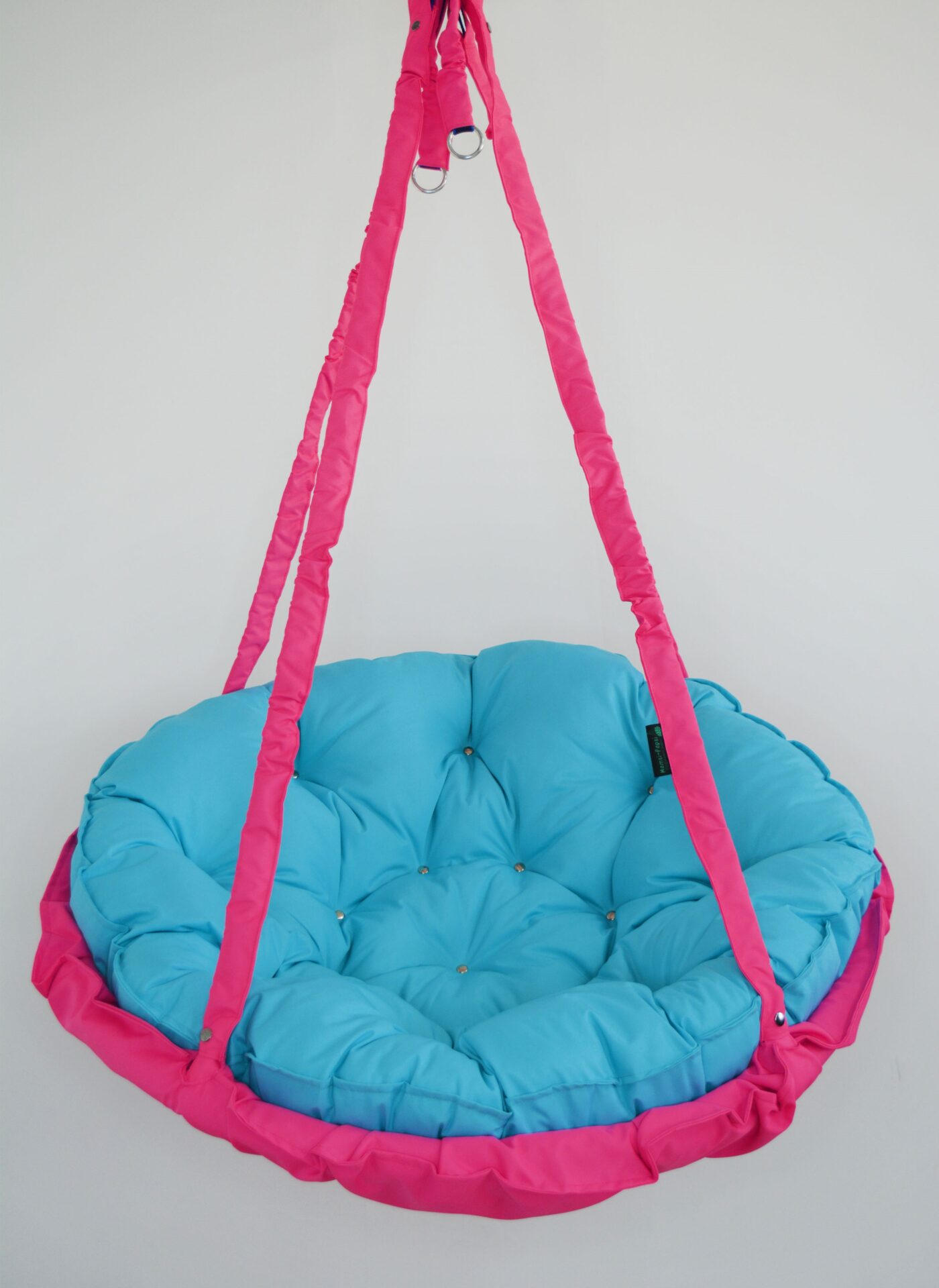 КРЕСЛО-ГАМАК круглое color Pink - Turquoise