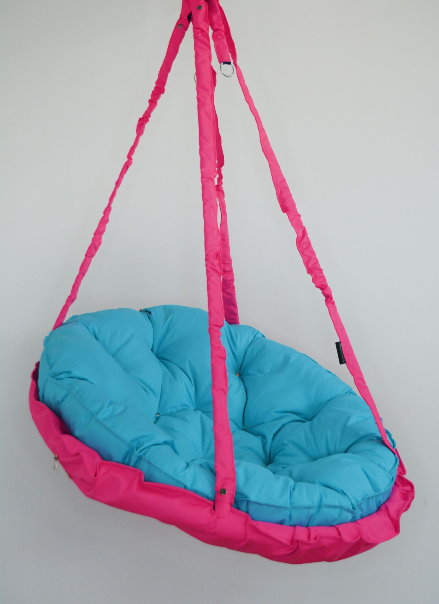 КРЕСЛО-ГАМАК круглое color Pink - Turquoise