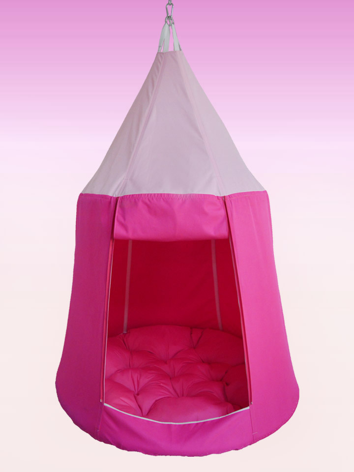 Подвесной домик color Pink+Light pink
