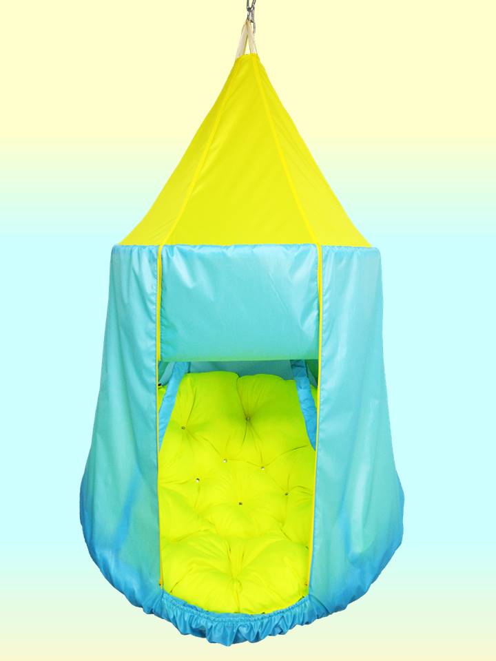 Домик чехол Turquoise+Yellow