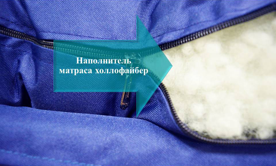 Подвесной диван электрик с матрасом цвета электрик — изображение 5