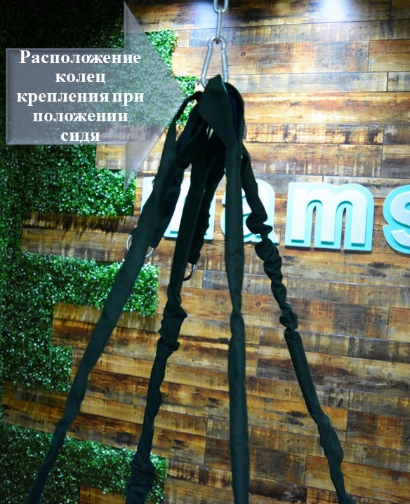 Подвесное кресло цвет: тёмно-зелёный — изображение 6